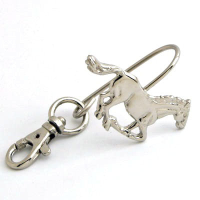 Nickel Horse Key Finder - Set of 6