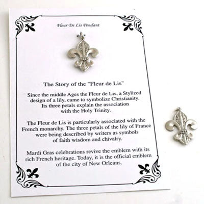 Card Fleur De Lis Refill - Set of 12