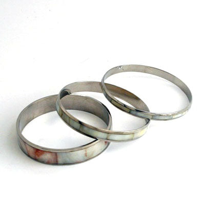 Mother Of Pearl Bracelet - Set of 9