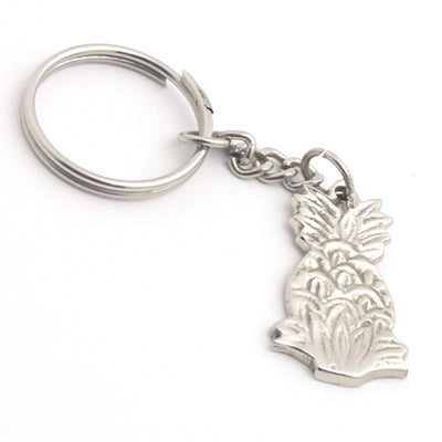 Nickel Pineapple Keyring - Set of 6