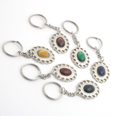 Nickel Gem Keyring - Set of 6