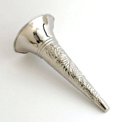 Nickel 7" Embossed Mussie - Set of 2