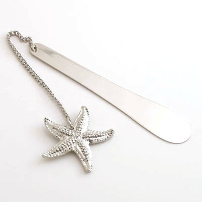 Nickel Starfish Bookmark - Set of 4