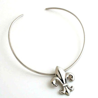 Nickel Choker W/Fleur - Set of 6