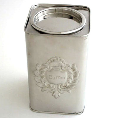 Nickel Coffee Canister