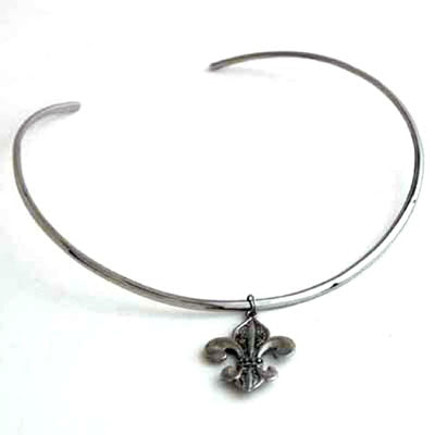 Nickel Choker Fleur De L - Set of 6