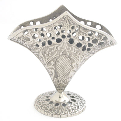 Nickel Vase/Napkin Holder