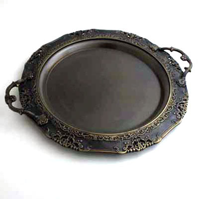 Bronze Round Tray