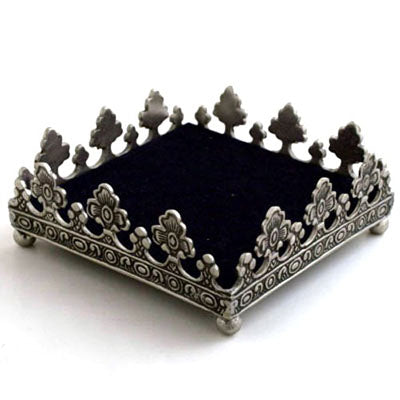 Brushed Nickel Box Holder