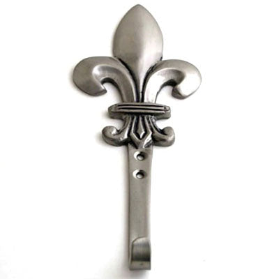 Brushed Nickel Lg Hook - Set of 4