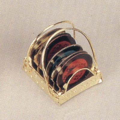 Miniature Record Rack
