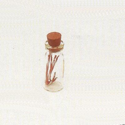 Miniature 1" Jar With Candy Canes - Set of 12 - Perfect for a Shadowbox or Dollhouse