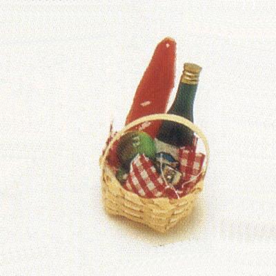 Miniature Picnic Basket - Set of 6