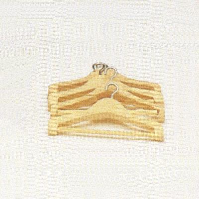 Miniature Wood Hangers - Set of 24