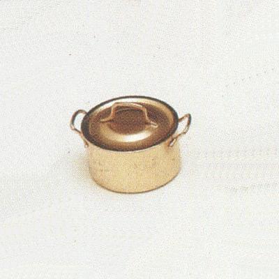 Miniature Lg. Copper Pot - Set of 6