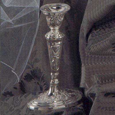Silver Candlestand - Set of 2
